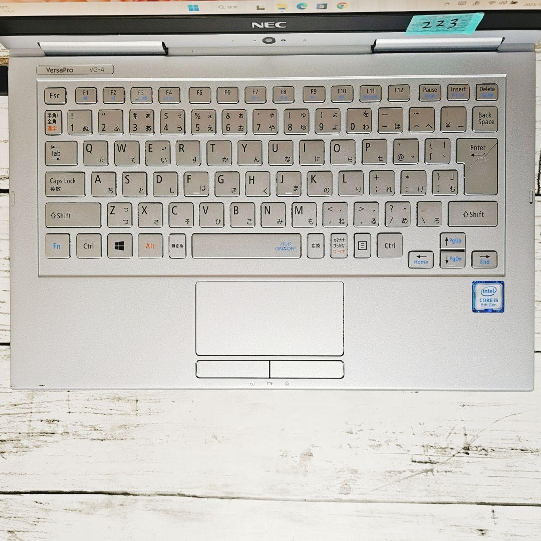 タッチパネル♪NEC タブレットPC 第8世代 Core i5 SSD カメラ付