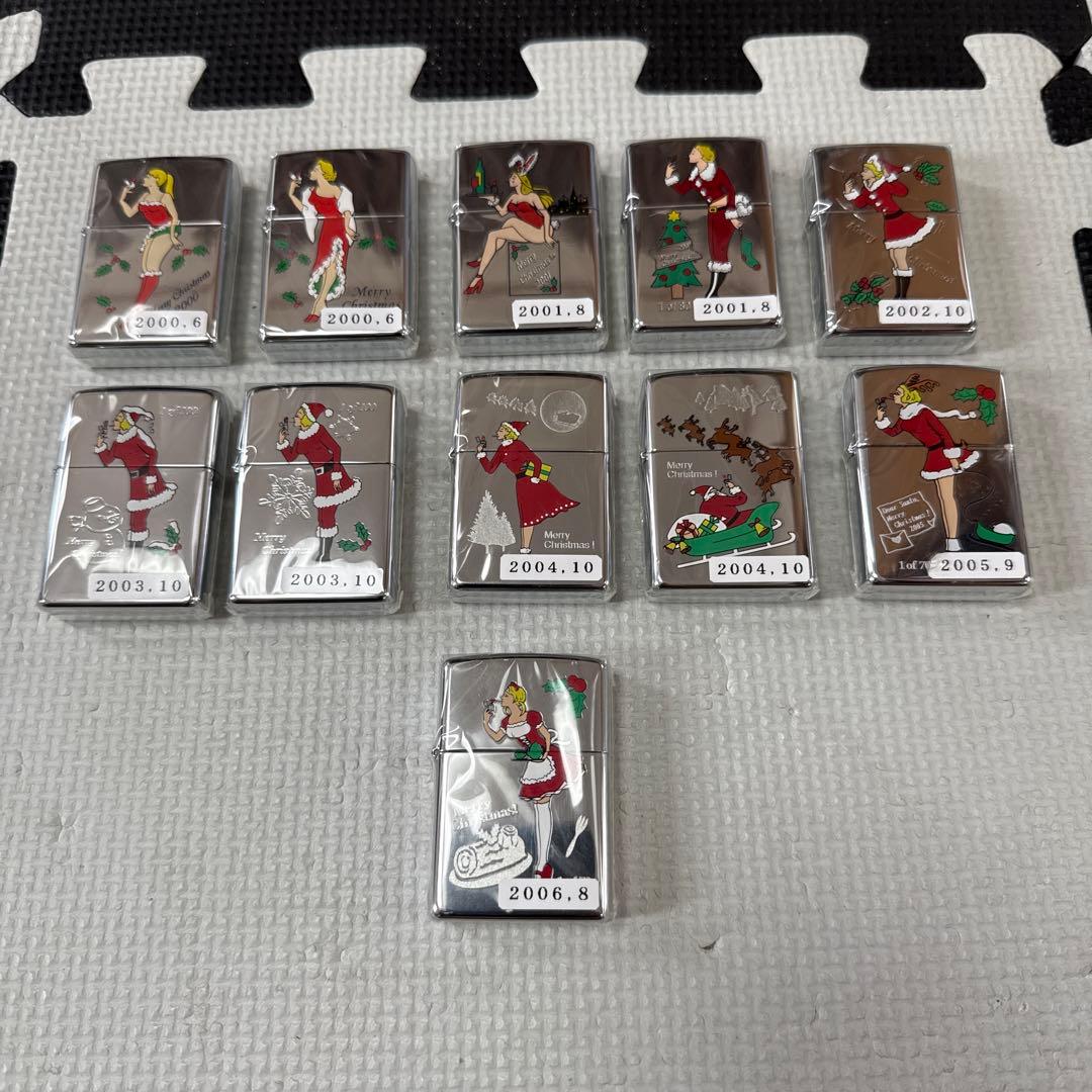 クリスマスデザイン Zippoライター 12個セット