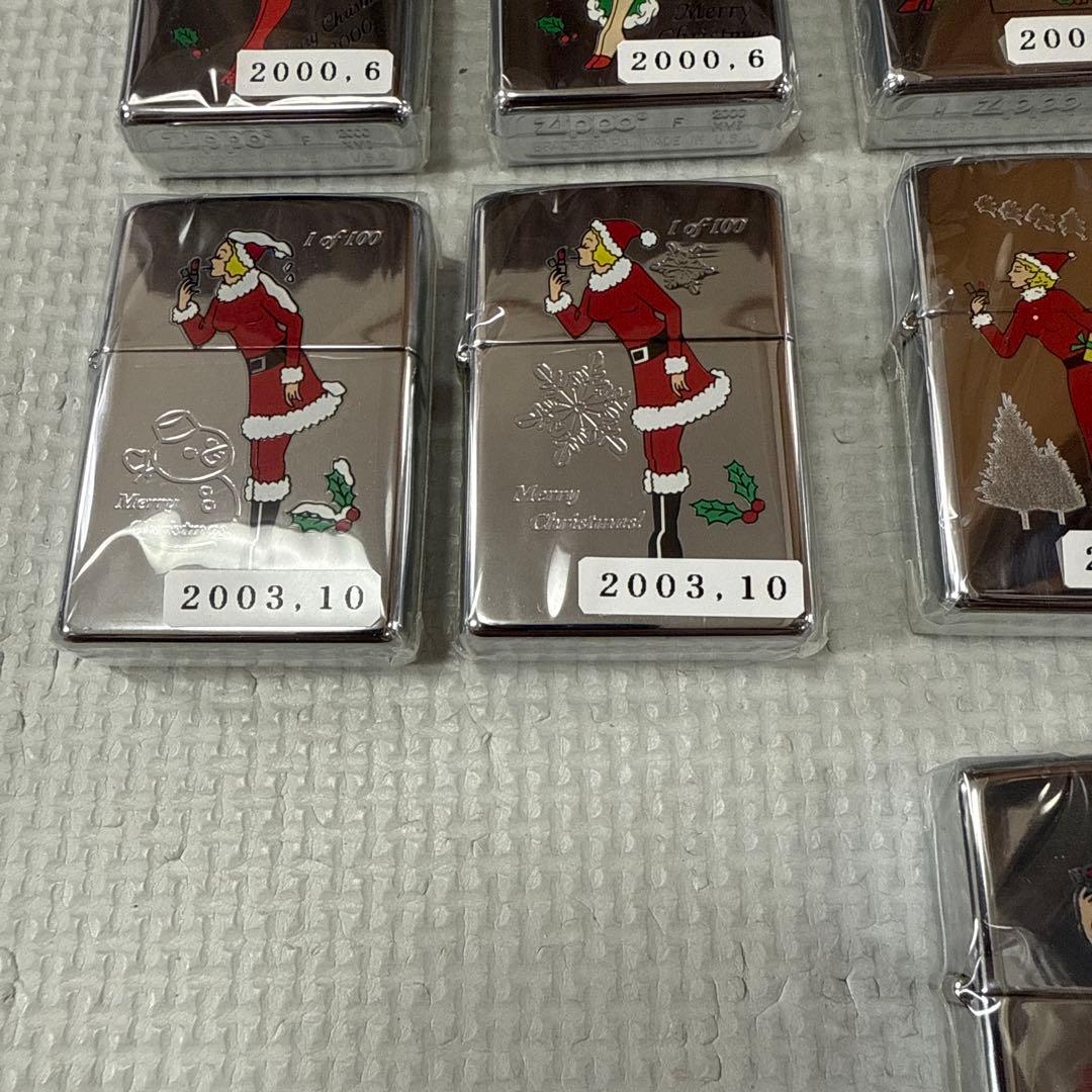 クリスマスデザイン Zippoライター 12個セット
