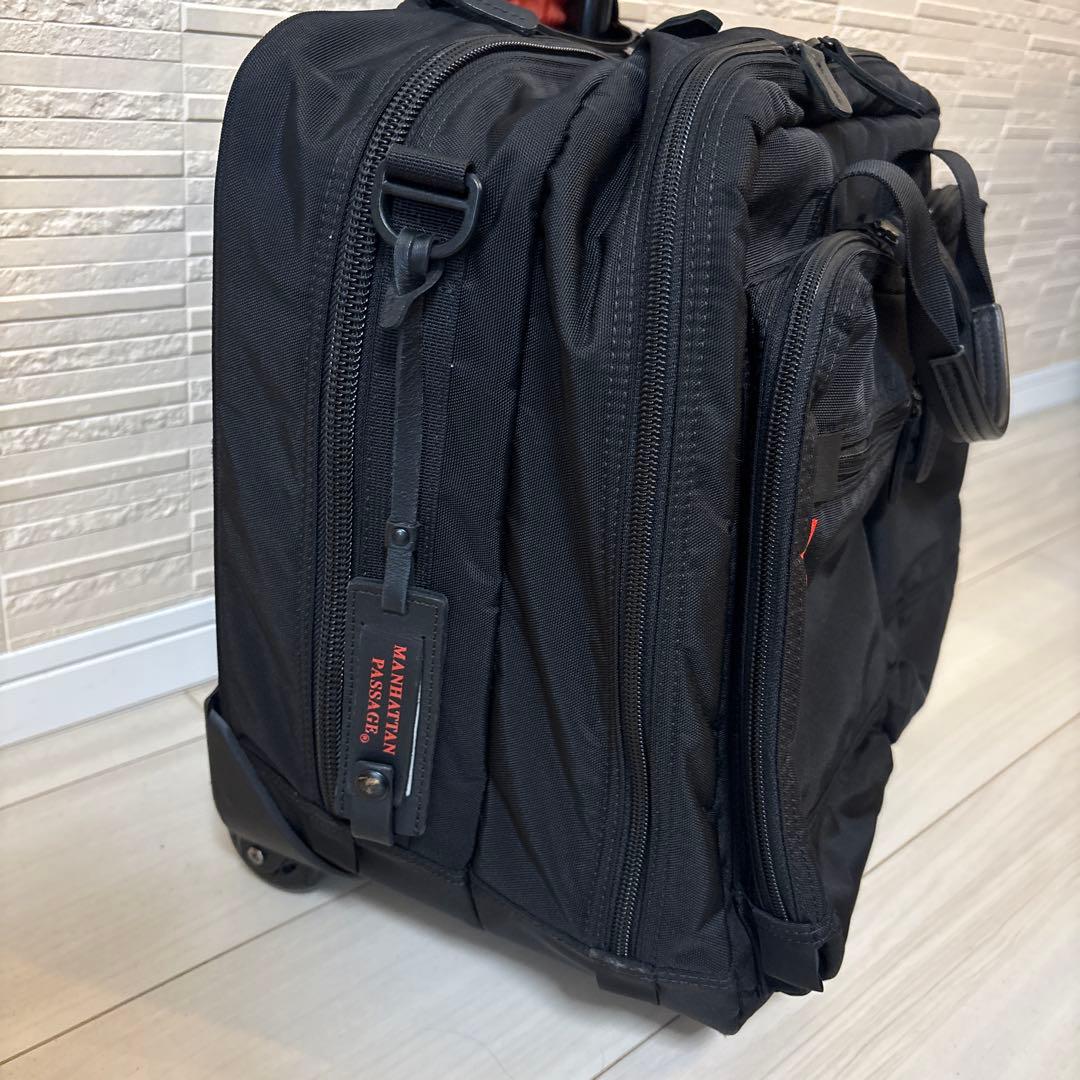 マンハッタンパッセージ キャリー 3way ショルダー 希少　大容量　ブラック