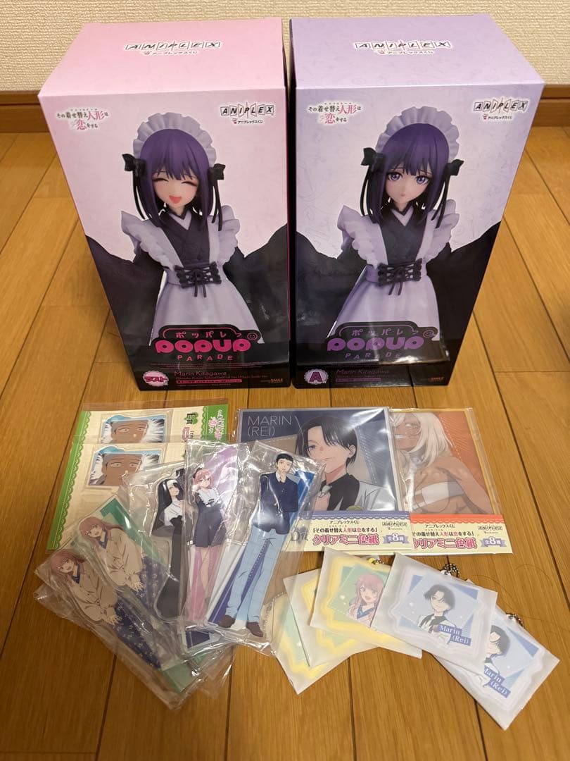 アニプレックスくじ 着せ替え人形は恋をする POPUP 喜多川海夢 黒江雫