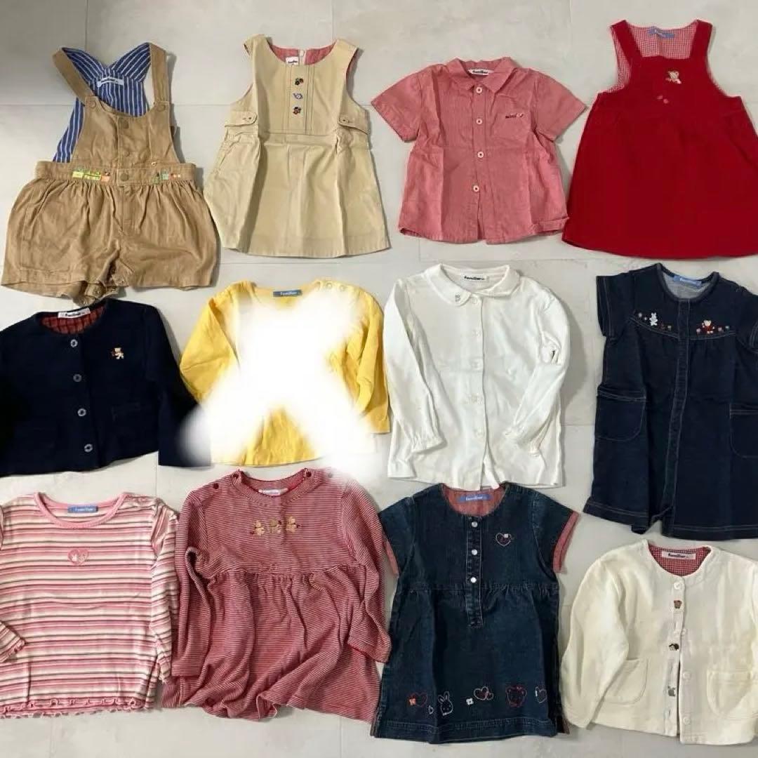 ファミリア Familiar 女の子もの 80 90 100 まとめ売り