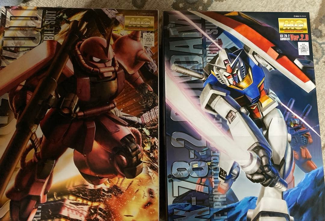 もちさん専用　MGシャアザク&ガンダム　￼ver2.0 2個セット