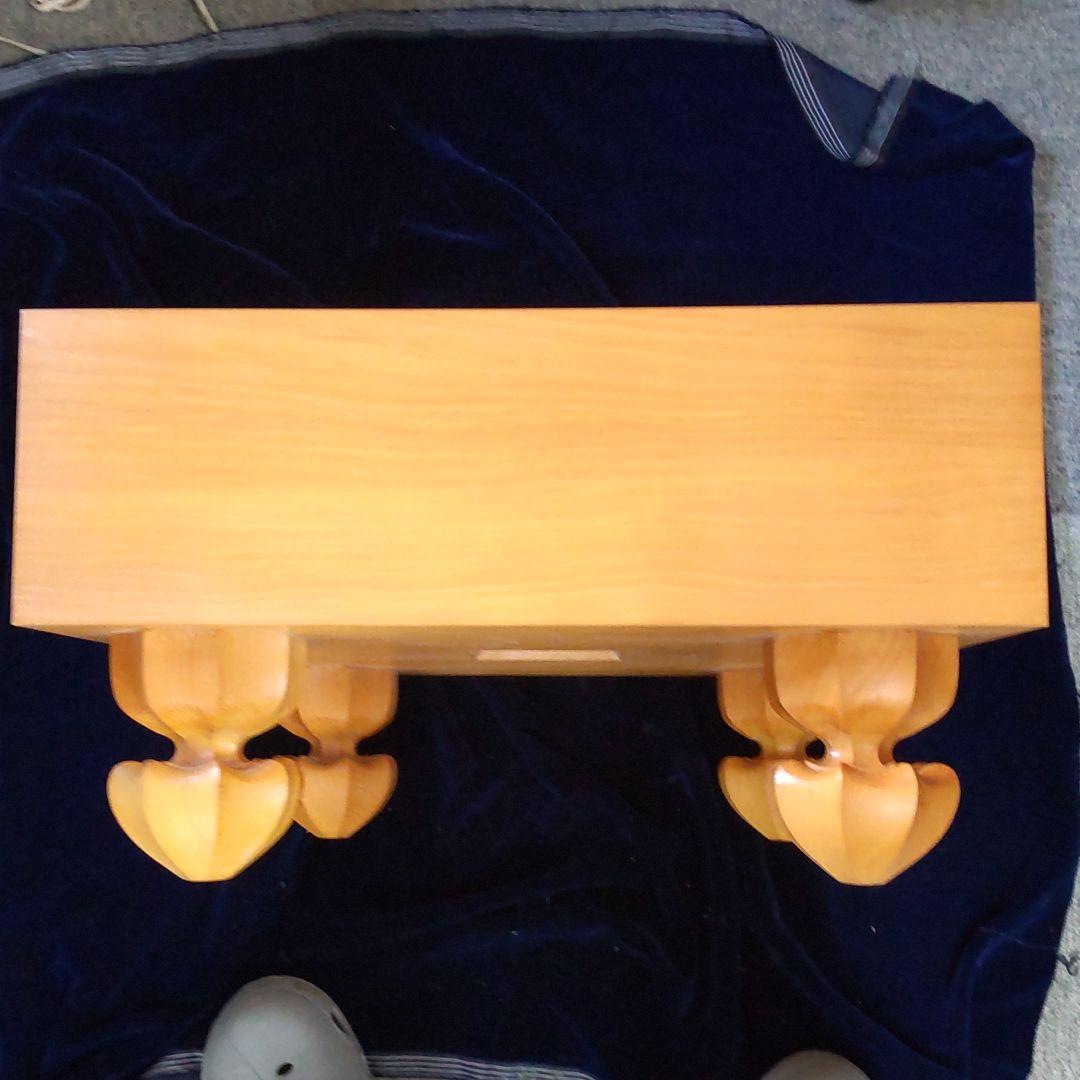 本榧碁盤　木裏盤　新品　四寸八分