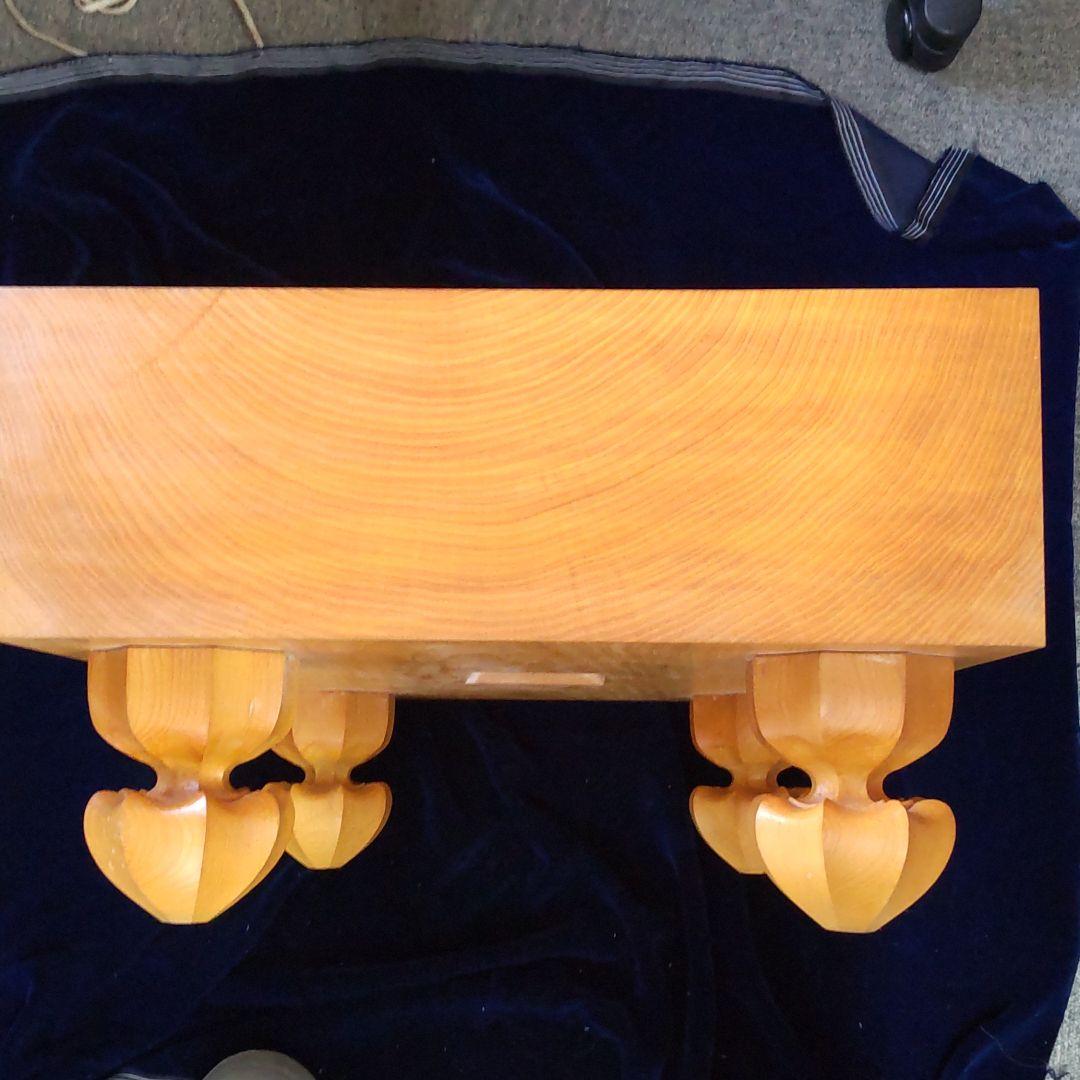 本榧碁盤　木裏盤　新品　四寸八分