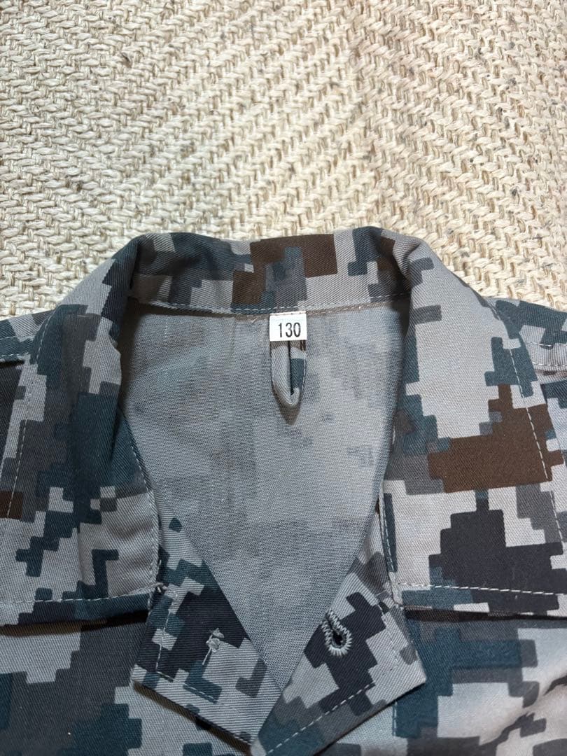 航空自衛隊　子供用作業服130サイズ 上下セット