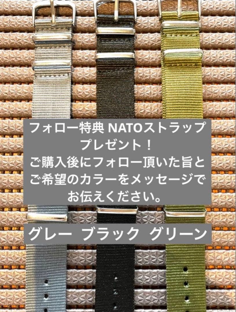 新品 ミリタリーウォッチ TYPE1 米軍 パイロット セイコームーブ