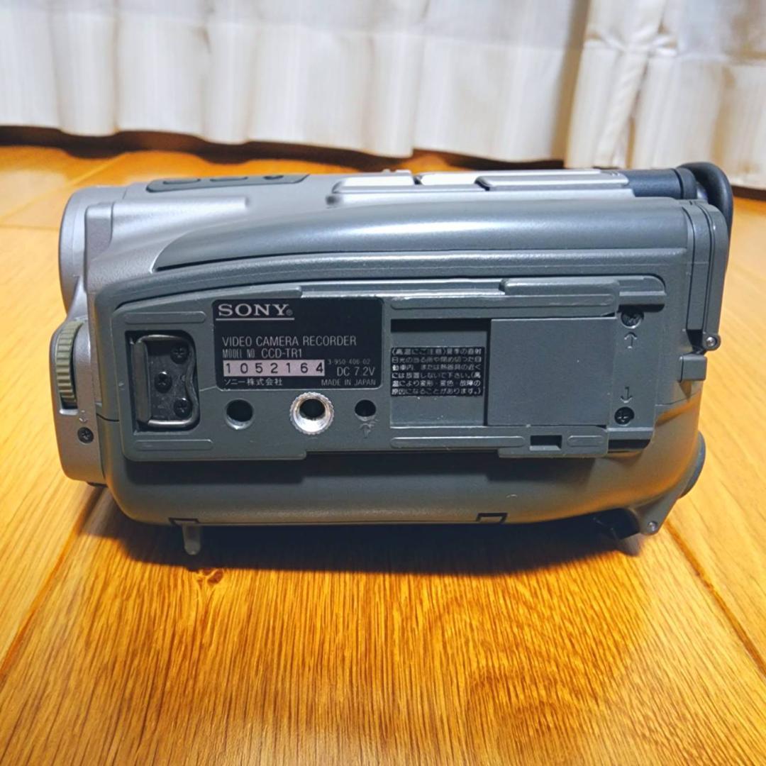【動作確認済】SONY 高画質 Hi8 8ミリ ビデオカメラ CCD-TR1