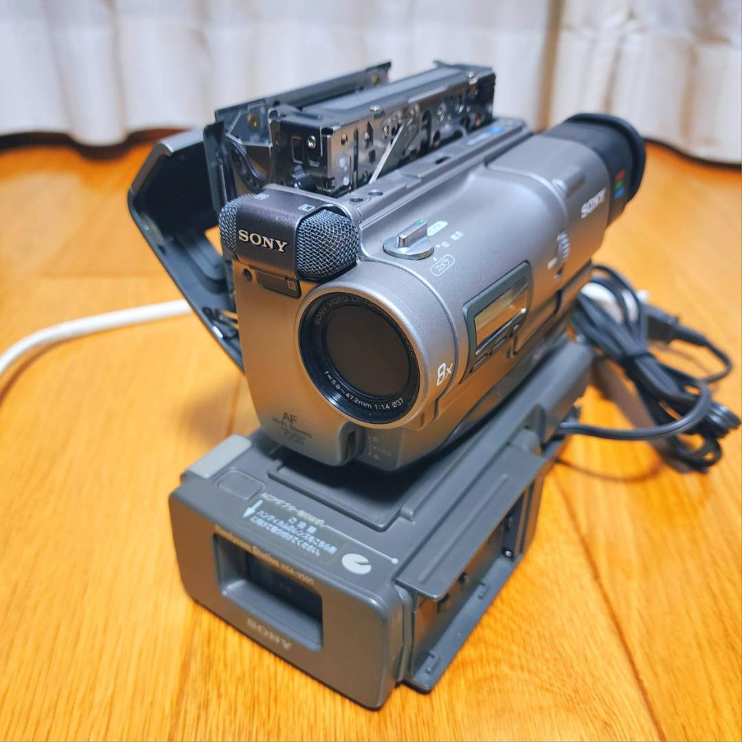 【動作確認済】SONY 高画質 Hi8 8ミリ ビデオカメラ CCD-TR1