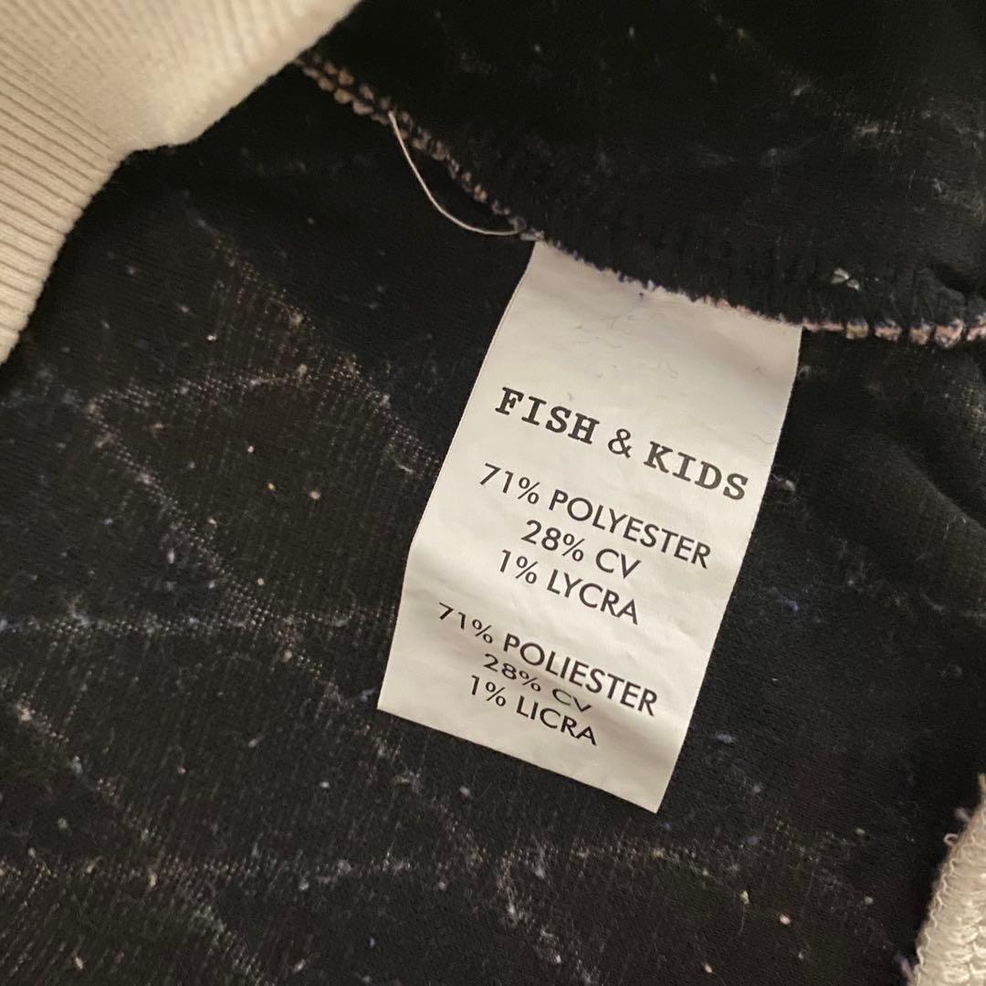 FISH & KIDS パッチワークトレーナー 8-9Y