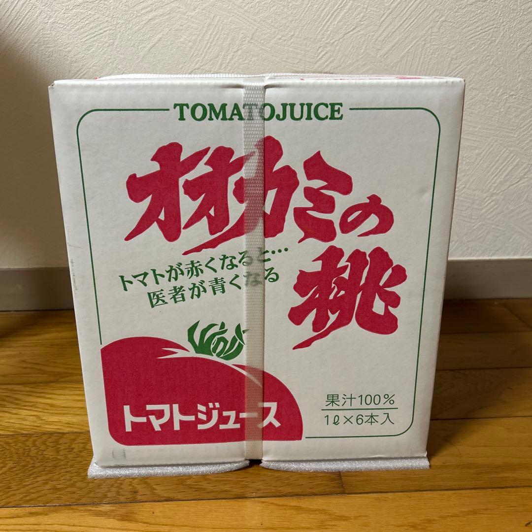 オオカミの桃　トマトジュース 1L×6本入 果汁100%