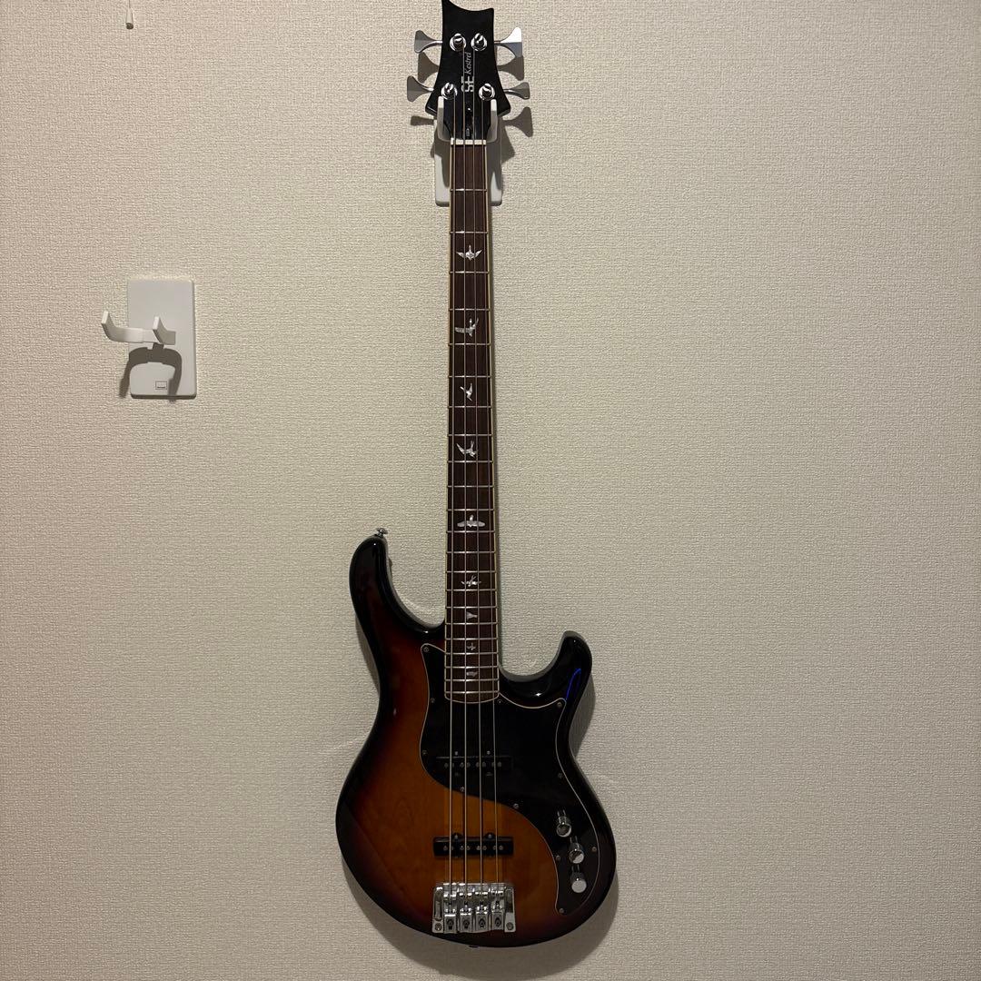 PRS SE ベース　純正ソフトケース付き