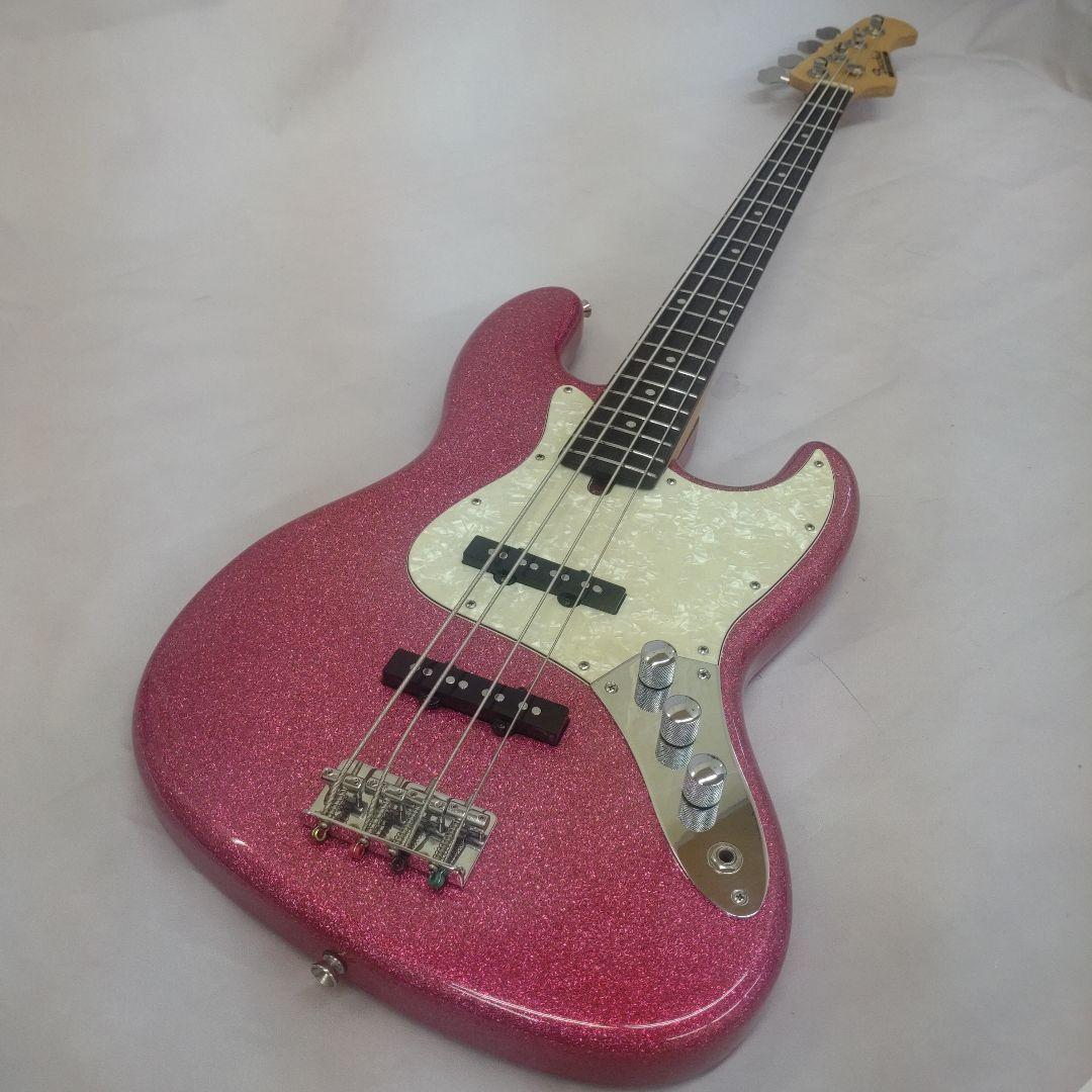 美品！Bacchus BJB-380R ベース ピンクラメ　生産終了品　激レア！