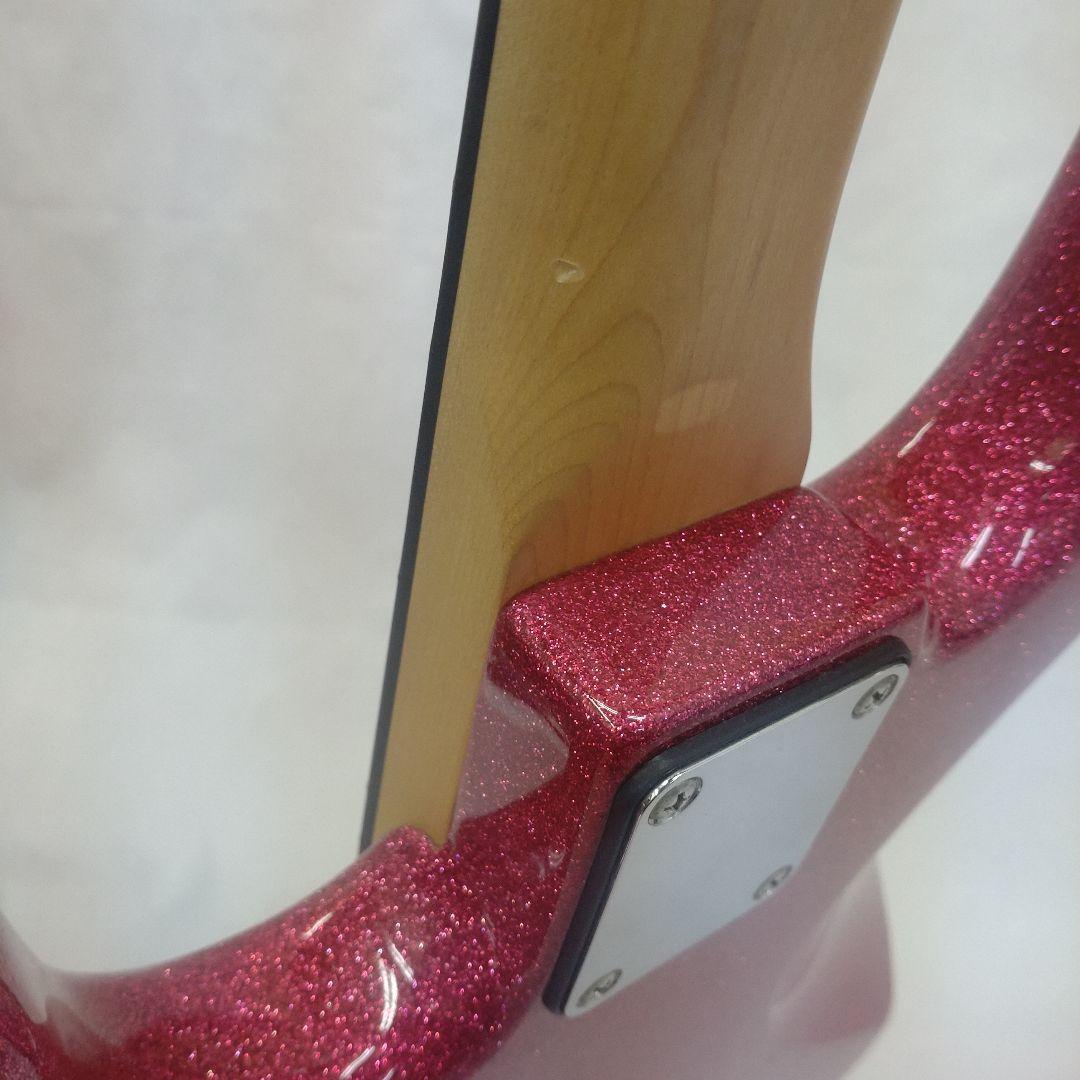 美品！Bacchus BJB-380R ベース ピンクラメ　生産終了品　激レア！