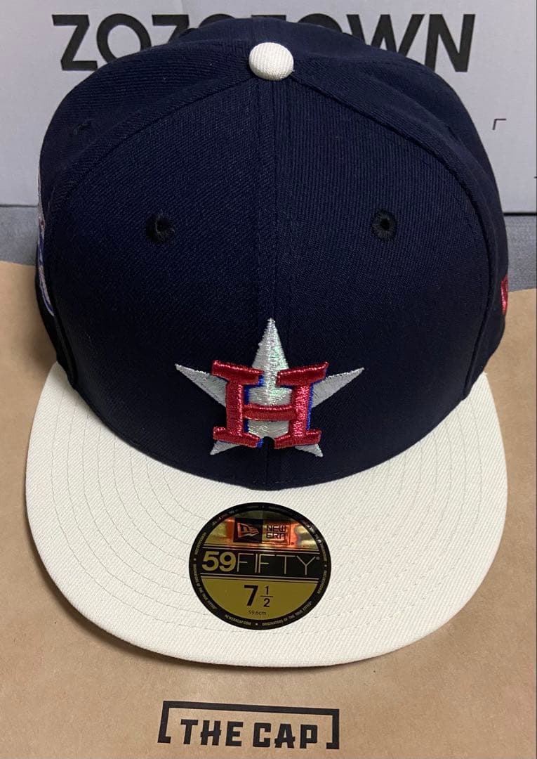 ザキャップ　別注　ヒューストンアストロズ　ニューエラ　59fifty ヤンキース