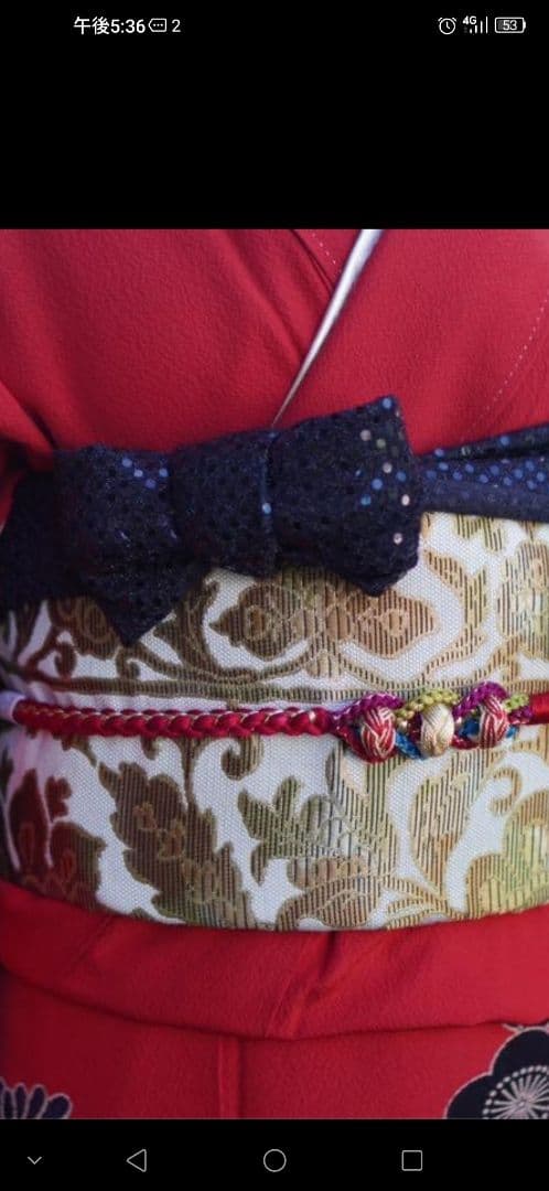 成人式振袖フルセット正絹　型染め　成人式　卒業式