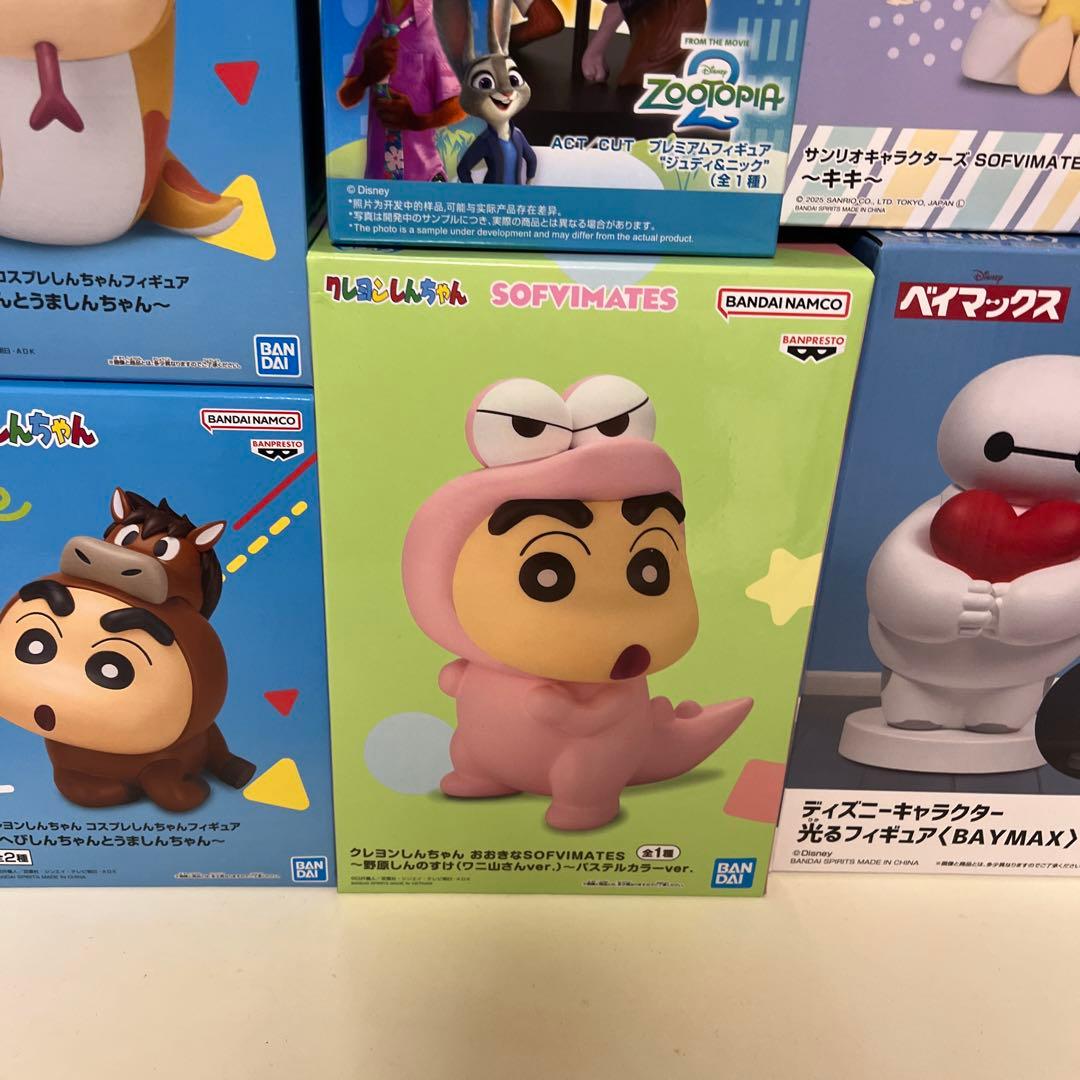 クレヨンしんちゃん　ズートピア2 サンリオ　ベイマックス　フィギュアまとめ売り