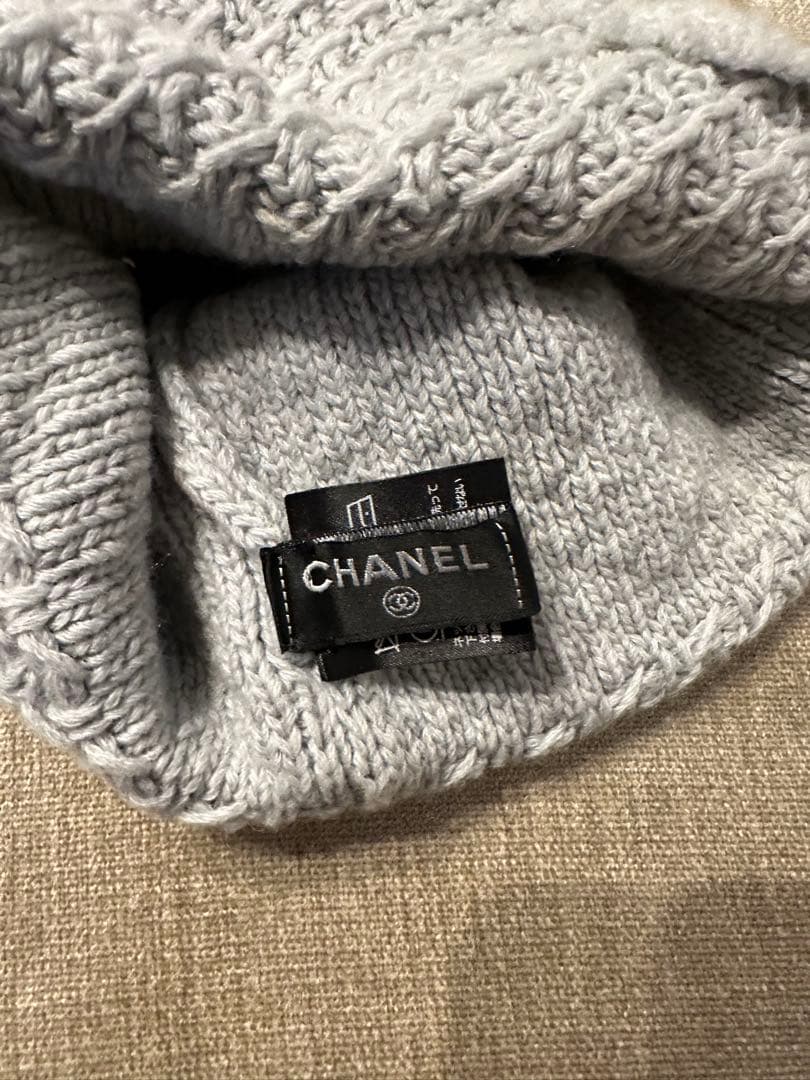 シャネル　CHANEL ニット帽　美品