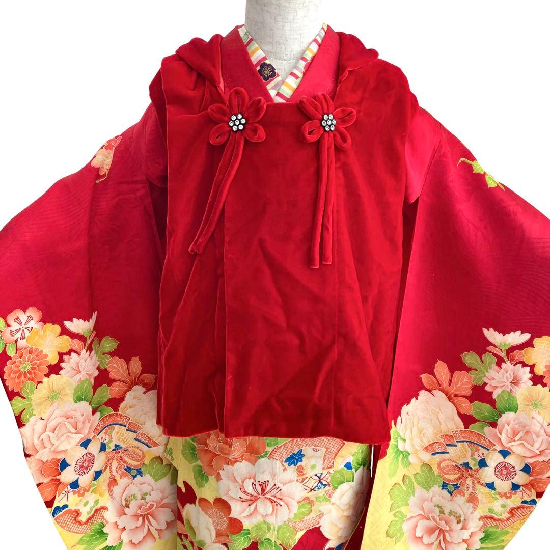 ★レトロ　アンティーク　女の子　子供着物　七五三　3歳　大正ロマン　NO24