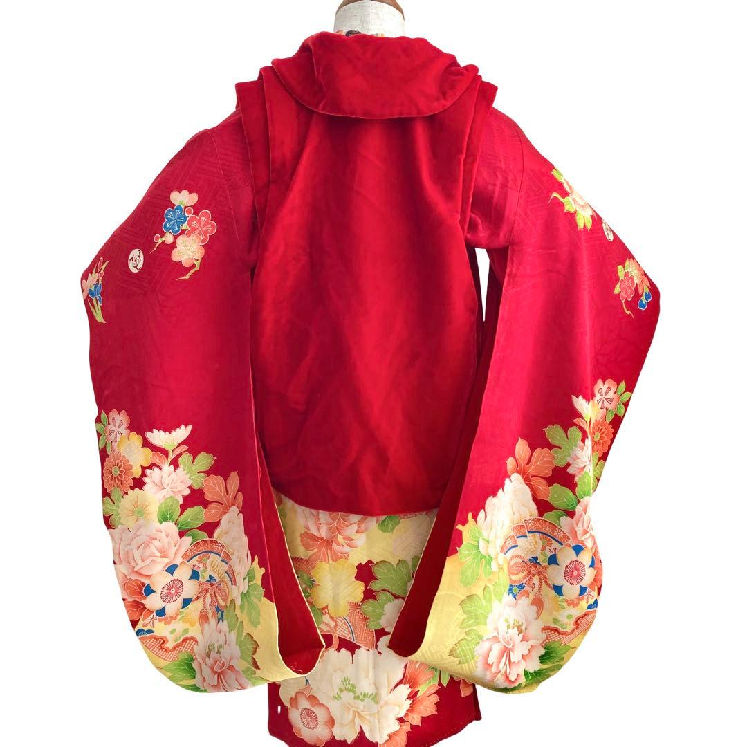 ★レトロ　アンティーク　女の子　子供着物　七五三　3歳　大正ロマン　NO24