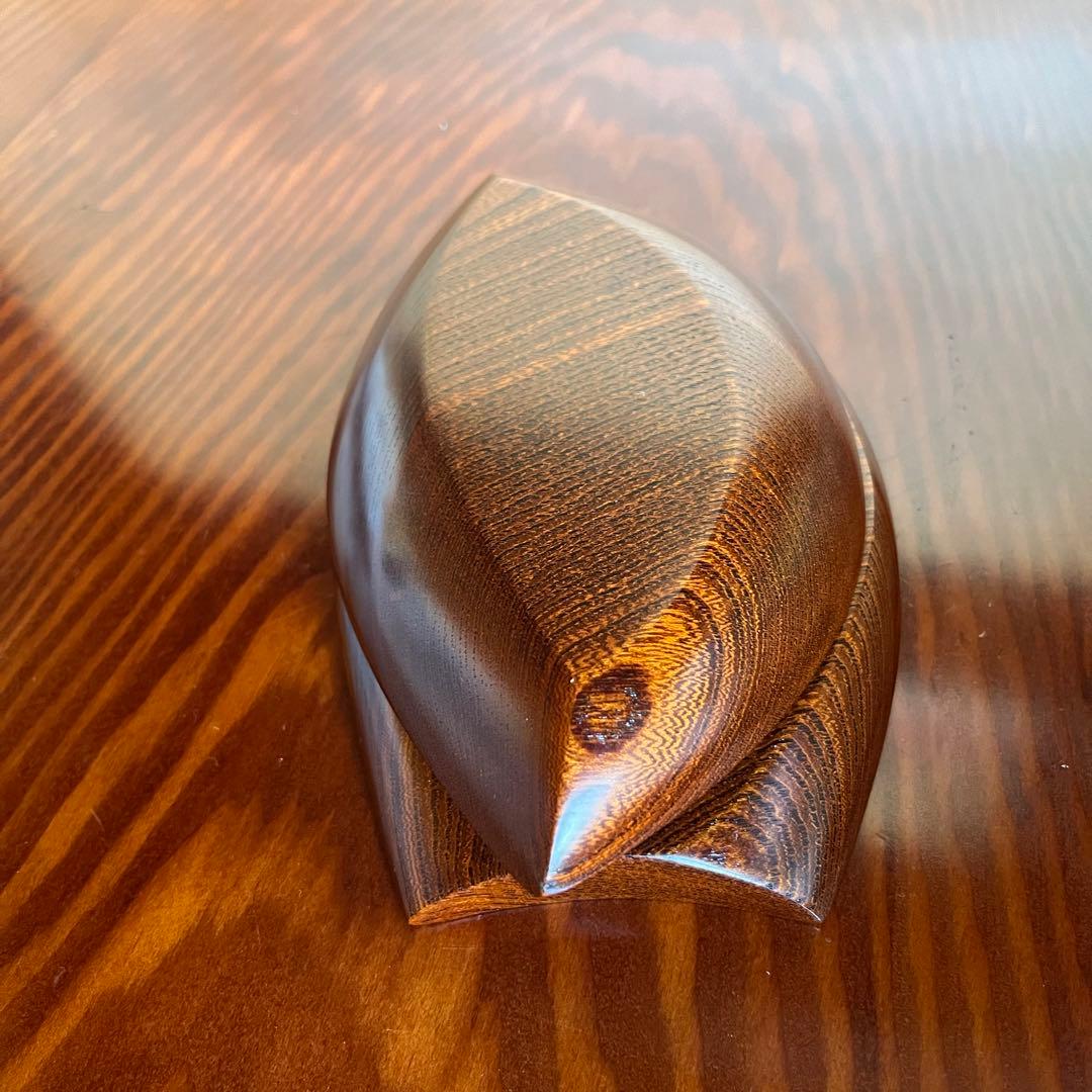 欅拭漆合子 香合 小物入れ 木工芸 漆器　伝統工芸