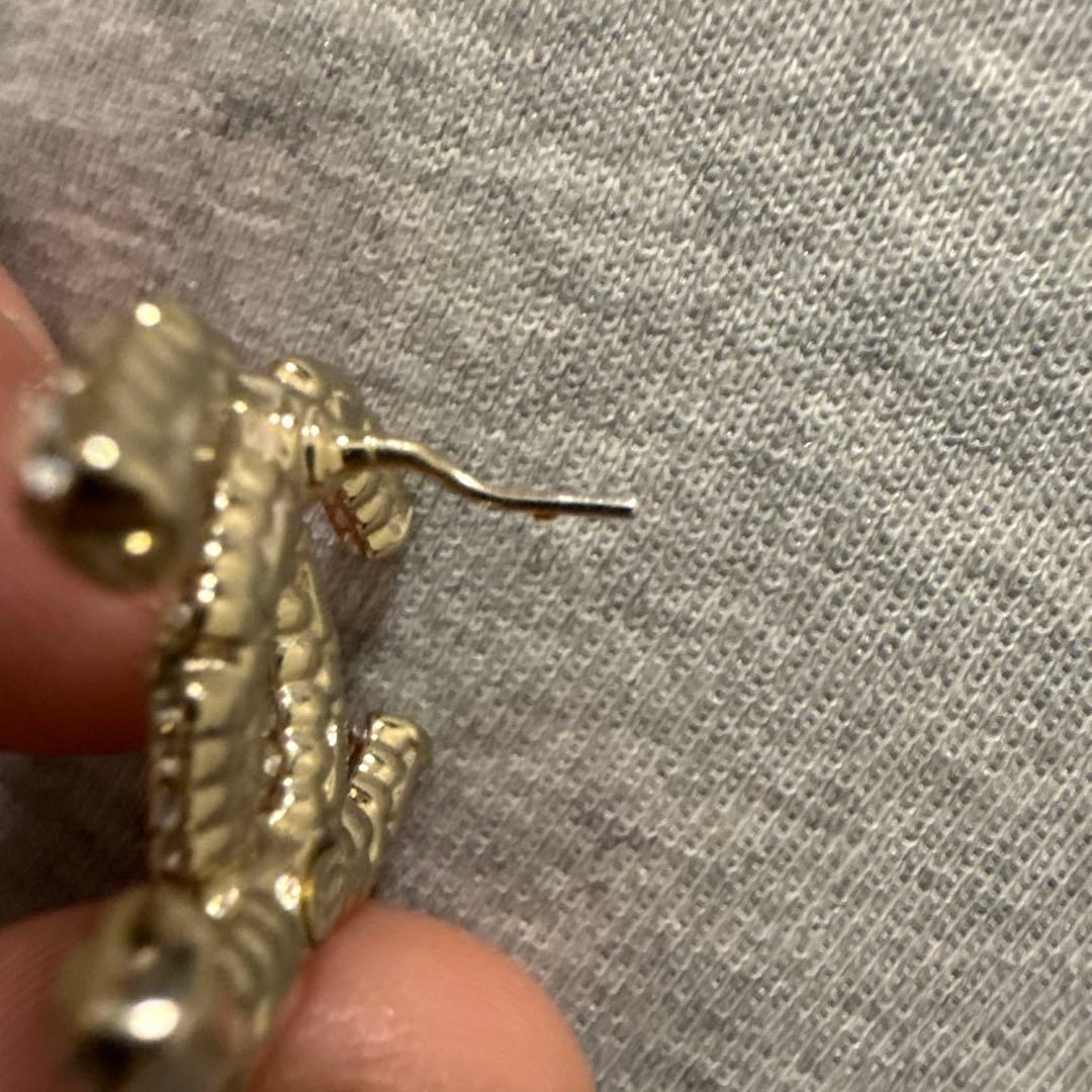 CHANEL ダブルCロゴ ブローチ ゴールド