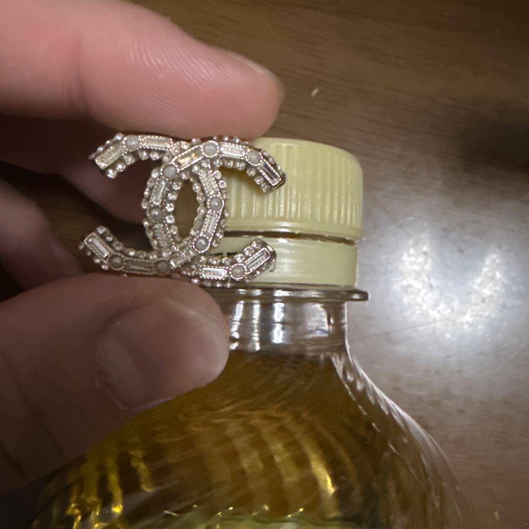 CHANEL ダブルCロゴ ブローチ ゴールド