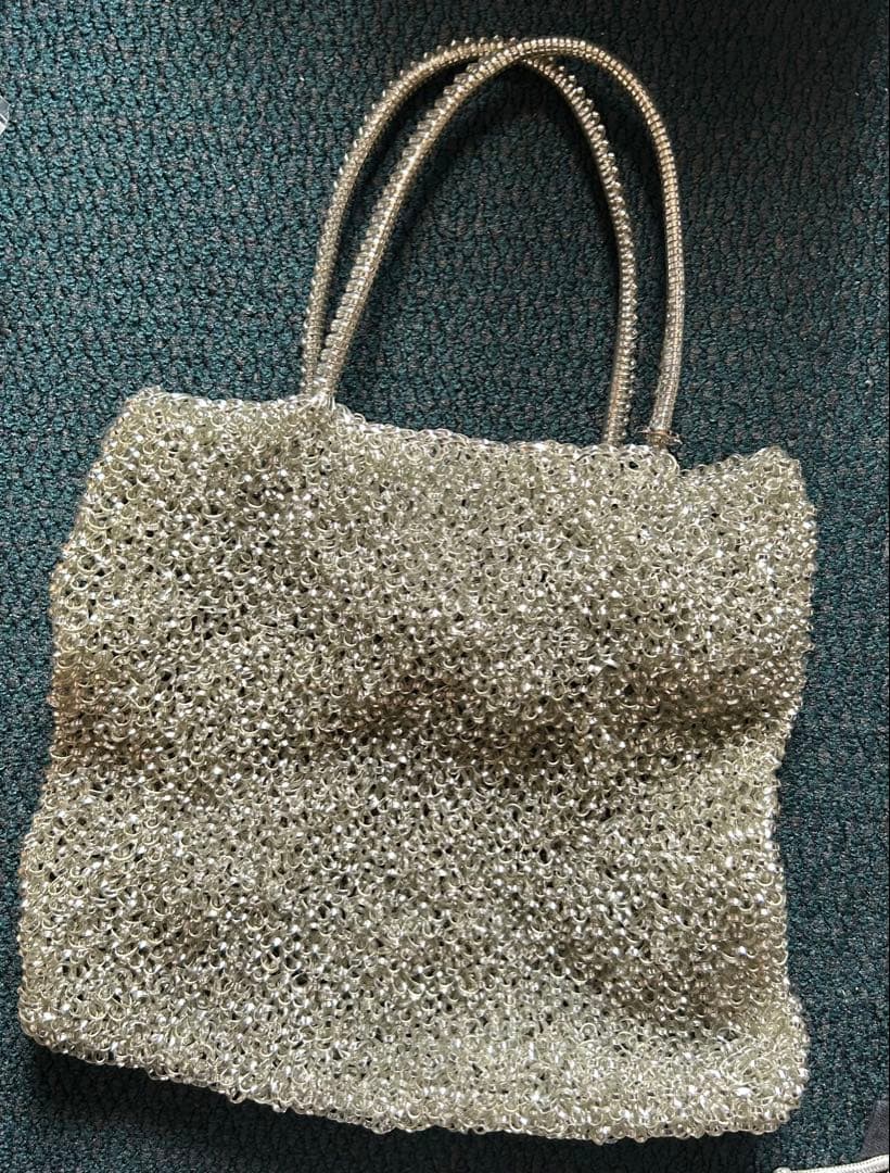 【ANTEPRIMA 】◆バッグ ◆シルバー◆（本日中sora品です）