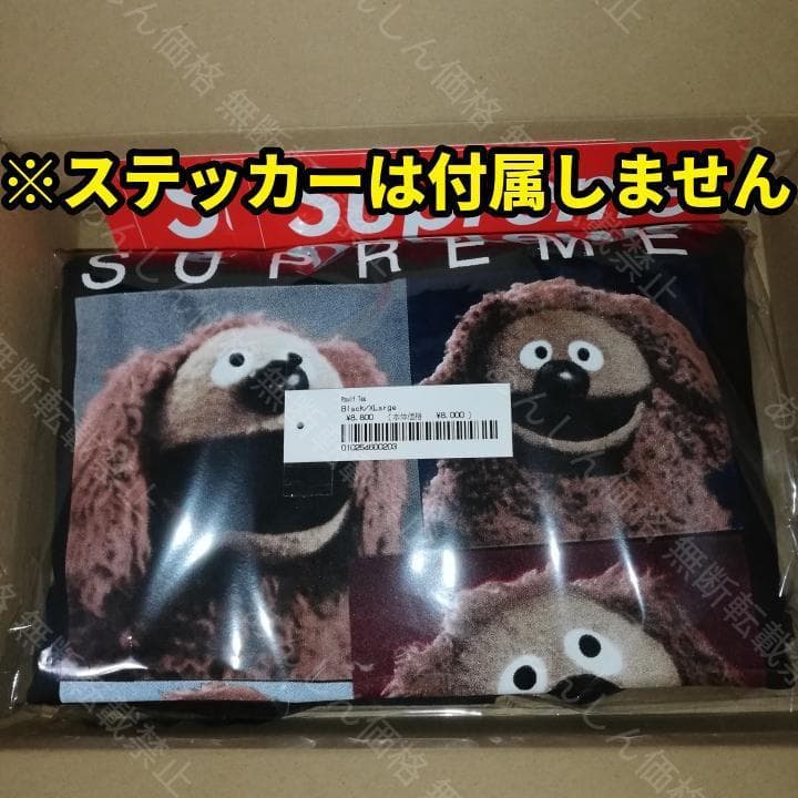トップス Supreme Rowlf Tee XL Black 24SS