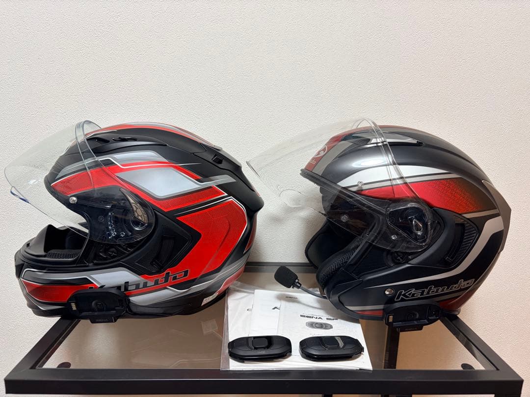 Kabuto ヘルメット(インカム付き) XL/M 2個セット