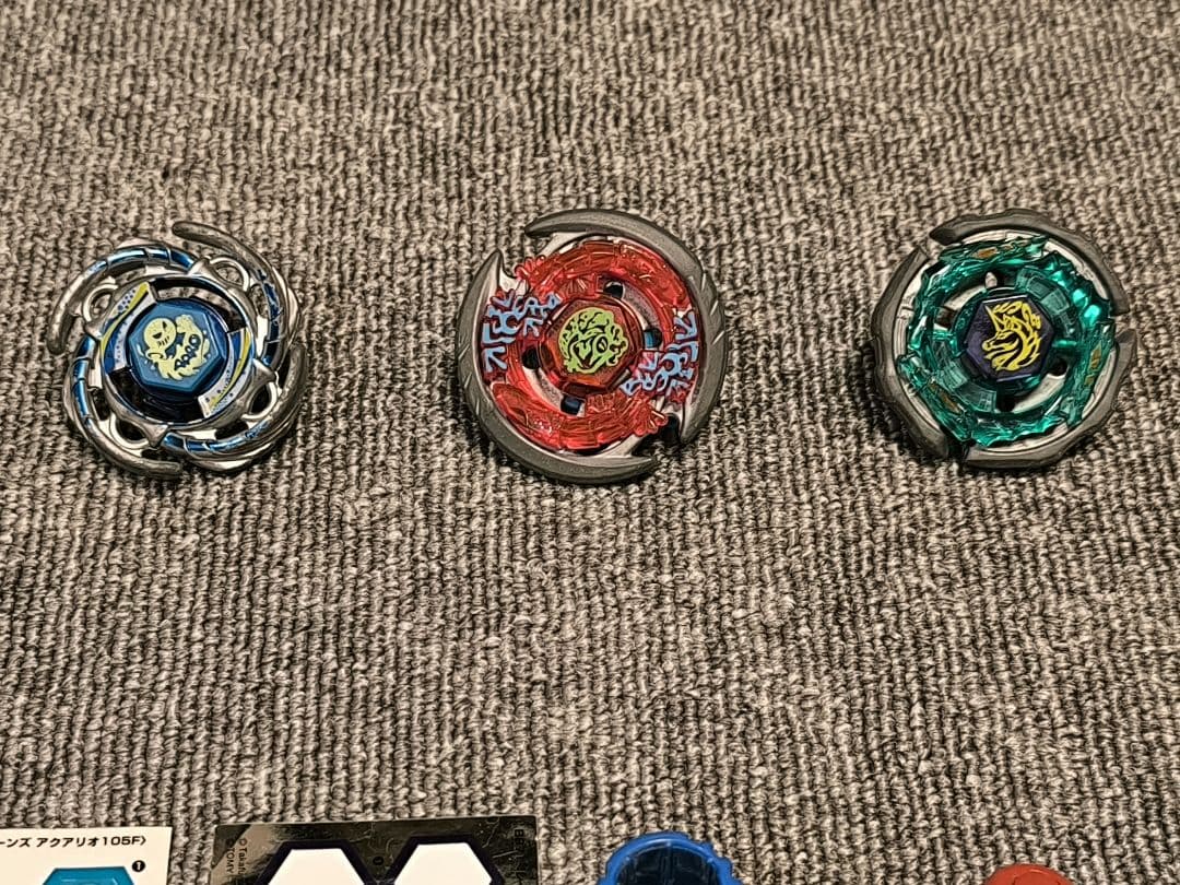 ベイブレード 3個セット｜アクアリオ／サーマルラチェルタ／レイユニコルノ