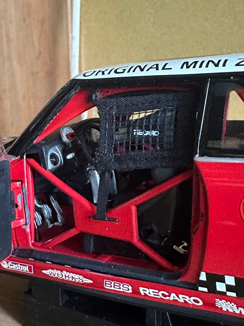 京商  ミニクーパー1/18 RED NOSE DAY