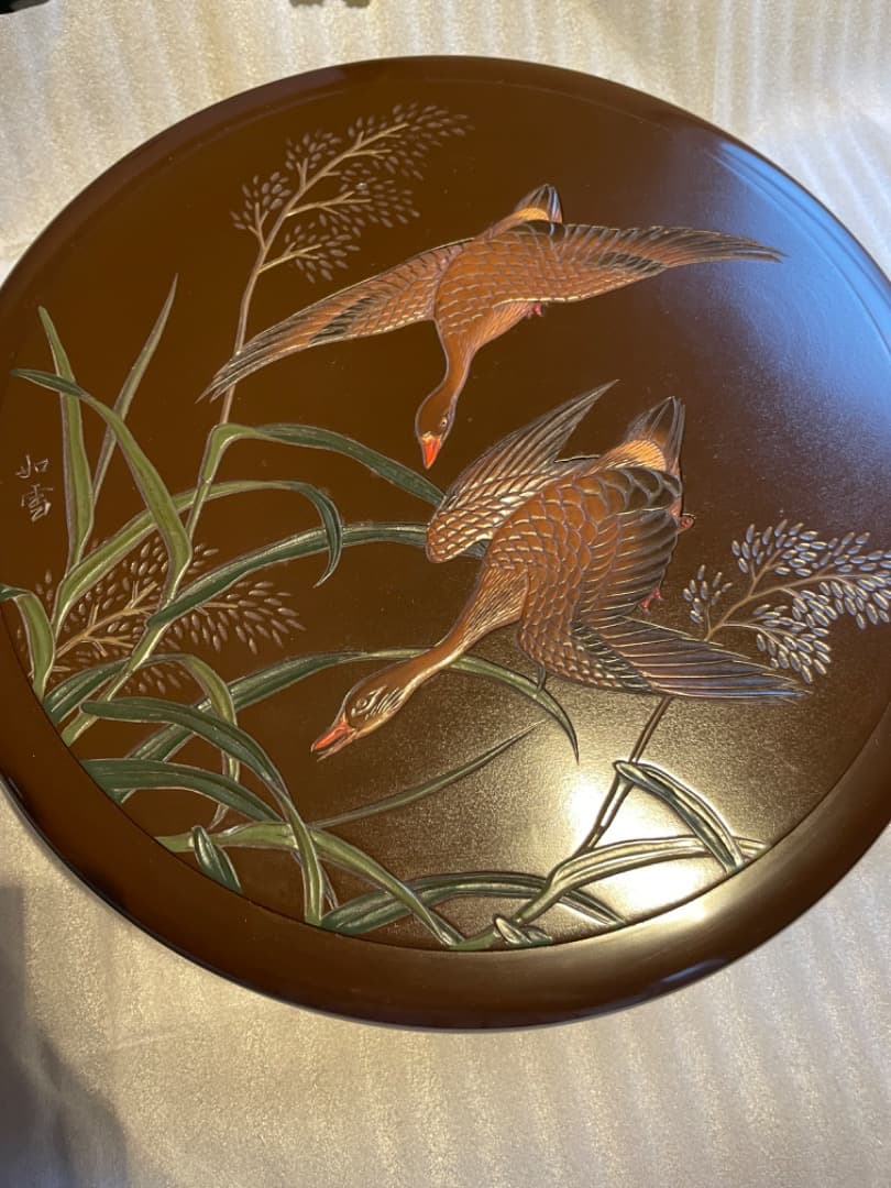 篠原如雪　漆　茶箱