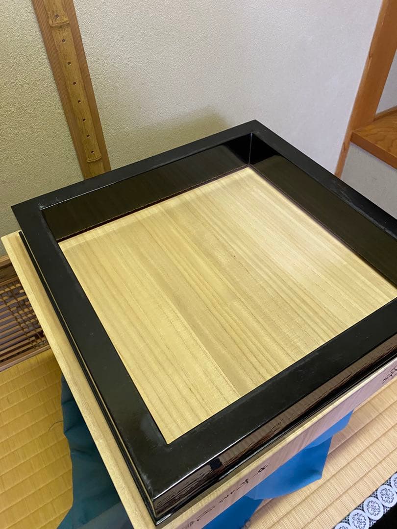 ⭐️本日限定⭐️茶道具/炉縁 真塗 面七宝蒔絵 中村宗悦　共箱