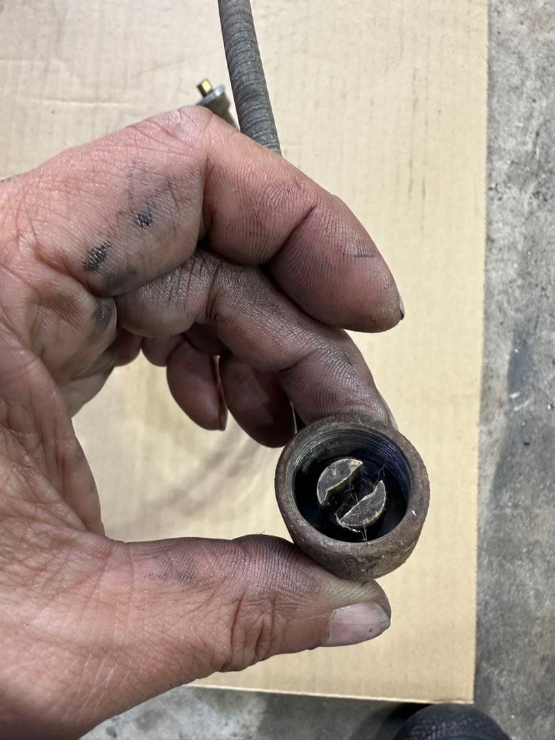 陸王　リクオウ　RQ サイドバルブ　メーターギア　ケーブル　当時物