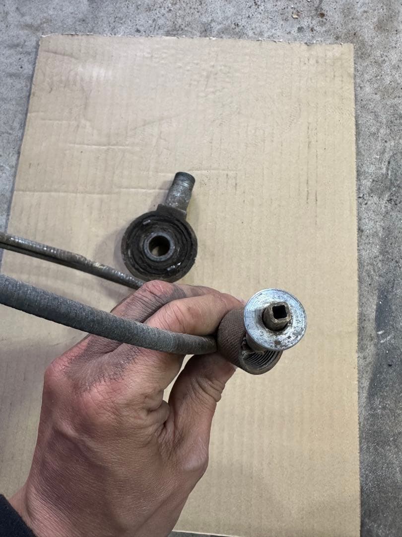 陸王　リクオウ　RQ サイドバルブ　メーターギア　ケーブル　当時物