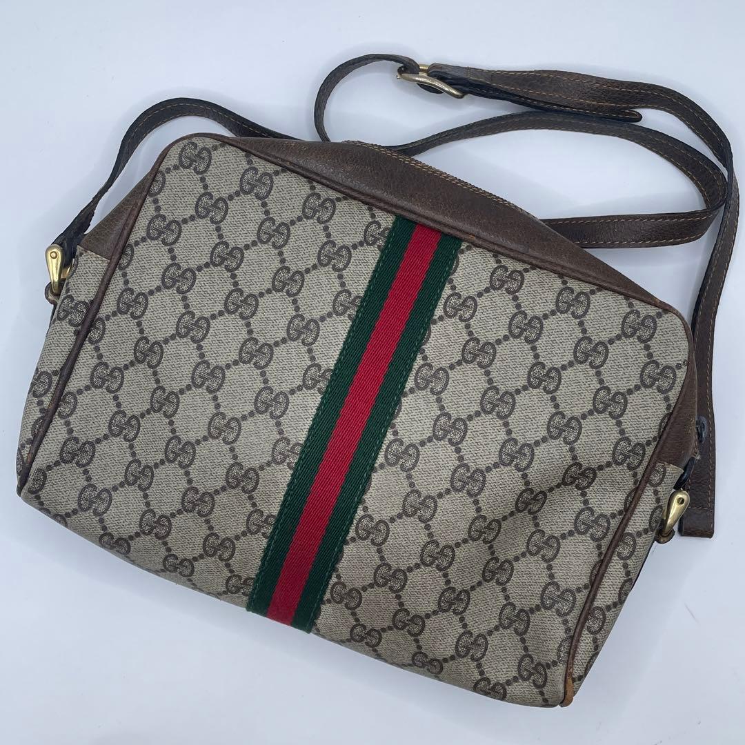 特価✨ GUCCI オールドグッチ シェリーライン ショルダーバッグ gg柄