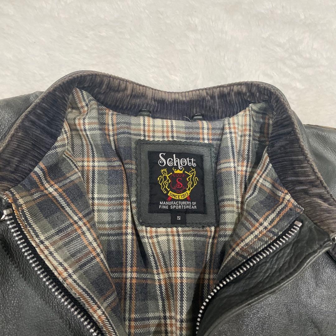 Schottライダース ショットレザージャケット牛革