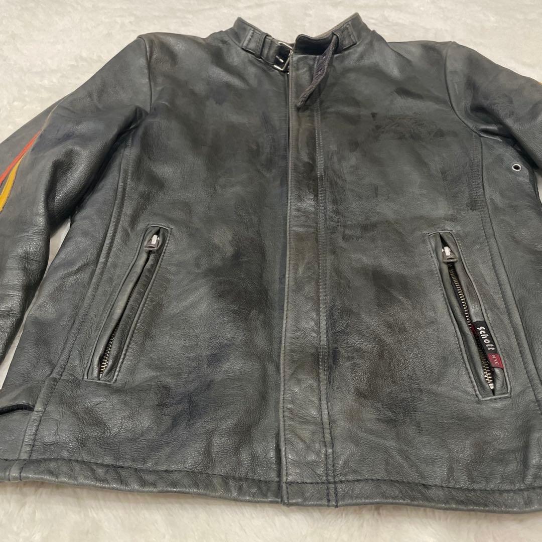 Schottライダース ショットレザージャケット牛革