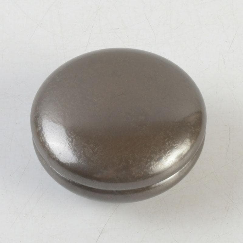 茶道具　真燁作　朧銀　かぶら香合　共箱　V　9262