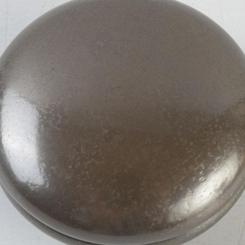 茶道具　真燁作　朧銀　かぶら香合　共箱　V　9262