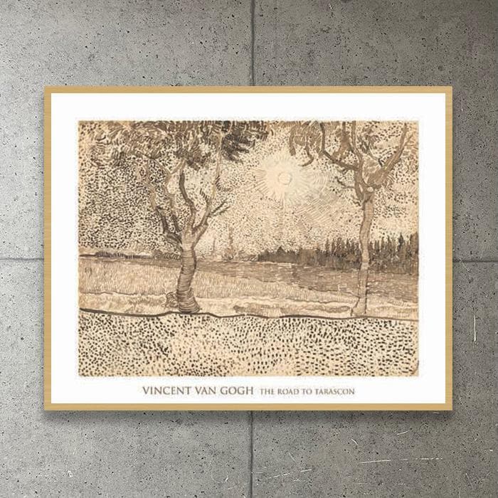 額装品/The Road to Tarascon/ゴッホ/ポスター/インテリア