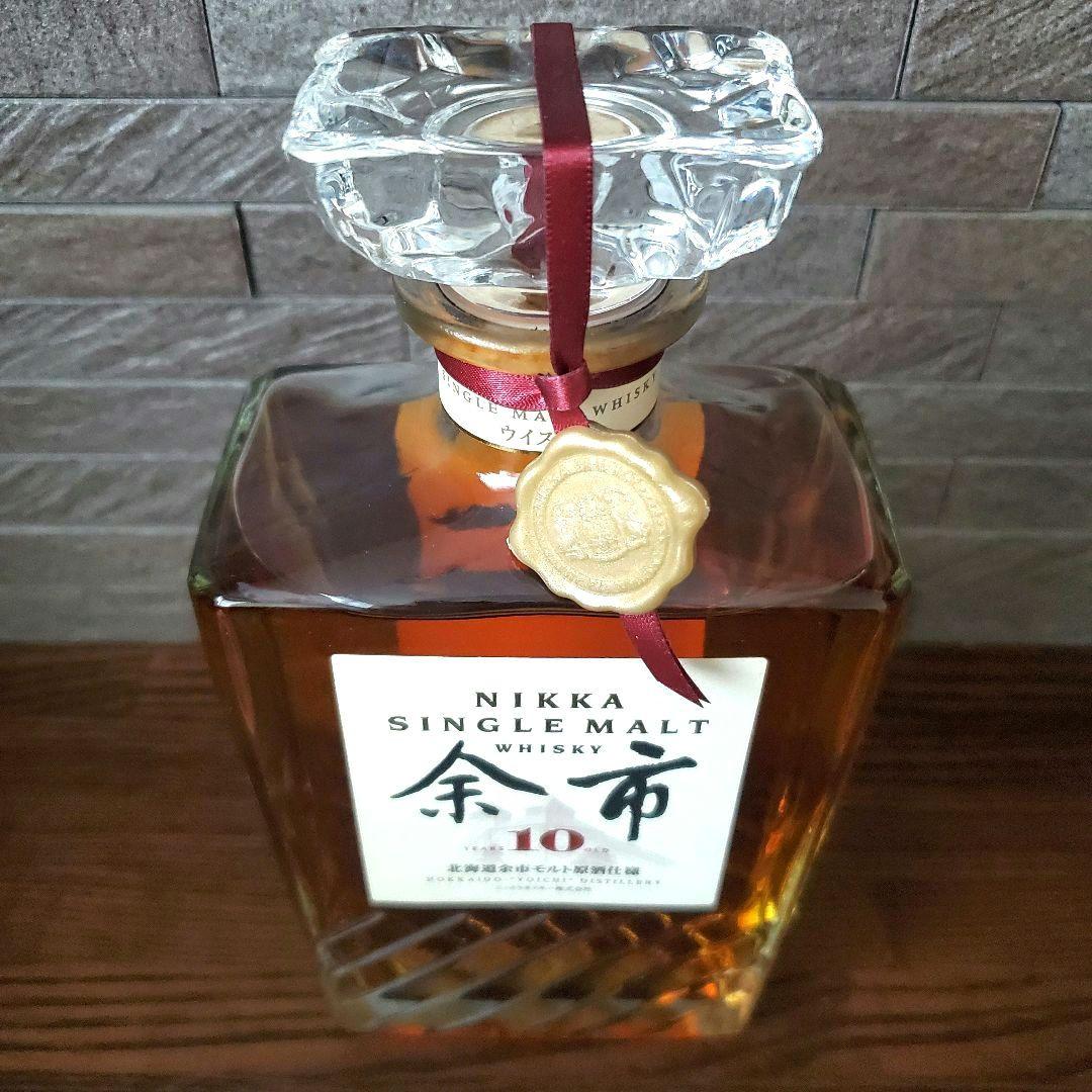 ニッカ 余市 10年 シングルモルトウイスキー 700ml 角瓶