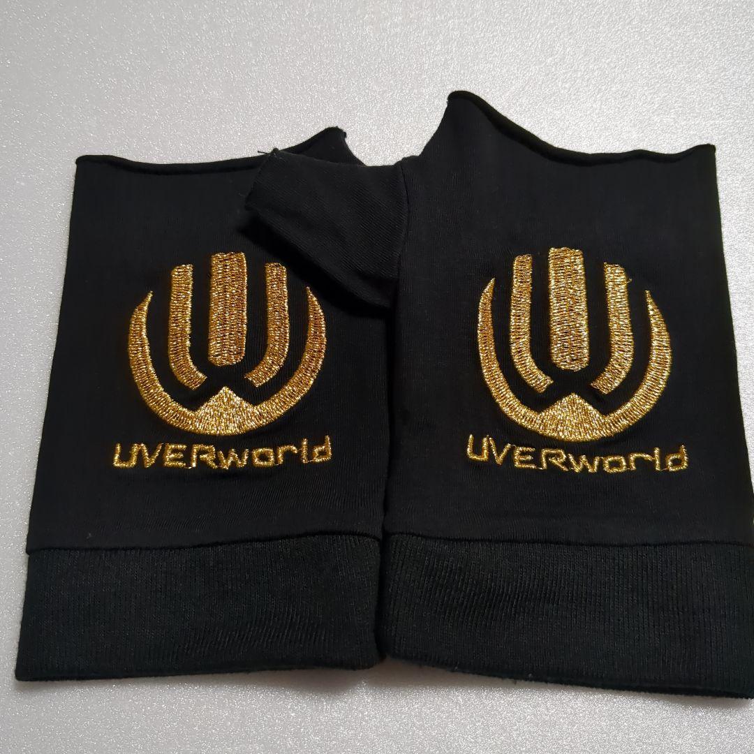 UVERworld 指なしグローブ ブラック　初代ゴールド　復活ver.