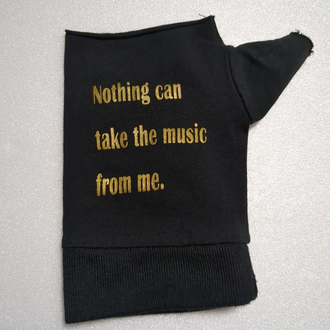 UVERworld 指なしグローブ ブラック　初代ゴールド　復活ver.