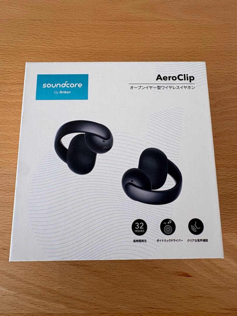Anker Soundcore AeroClip ワイヤレスイヤホン