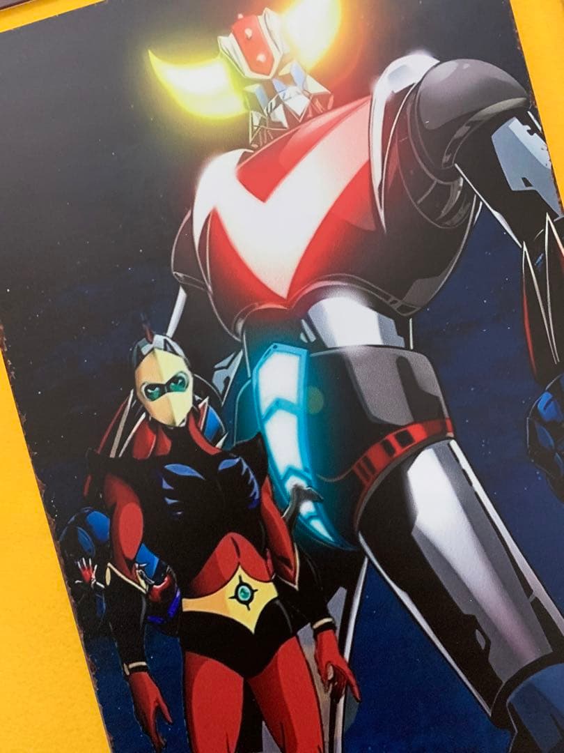 ◆UFOロボグレンダイザー◆4枚セット◆金属製ポスタ–◆30X20cm