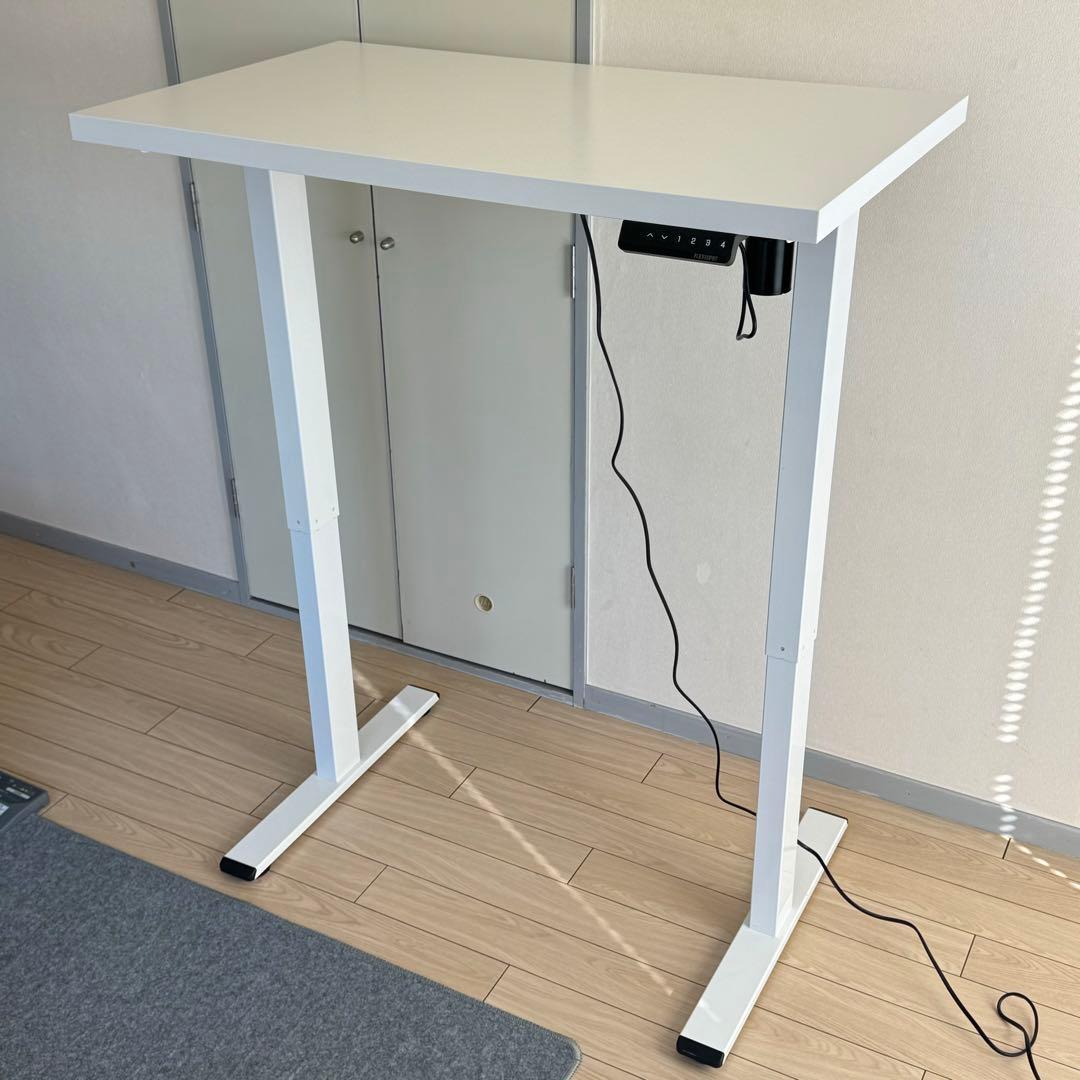 Flexispot EF1 電動昇降式デスク 天板付き ホワイト