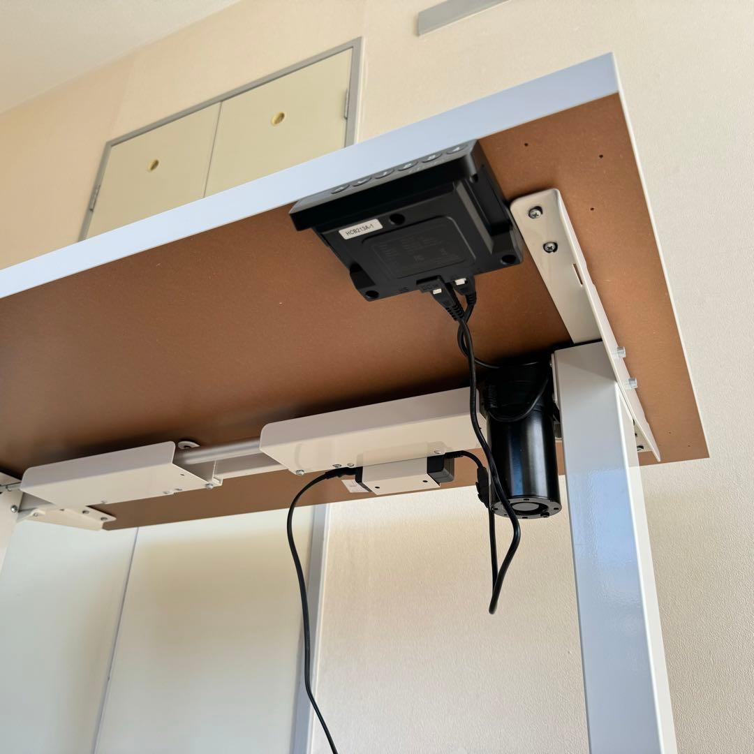 Flexispot EF1 電動昇降式デスク 天板付き ホワイト