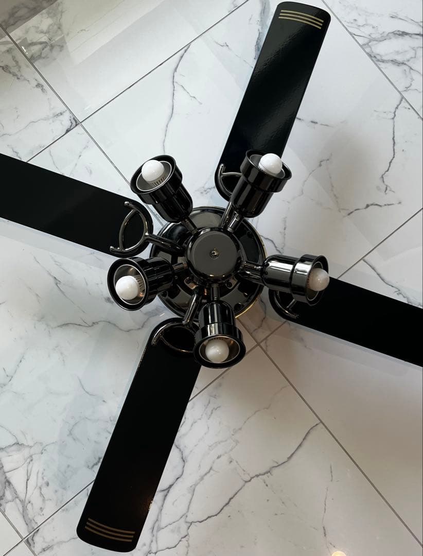 NEC シーリングファンXZF-65108R ブラック 黒 おしゃれ